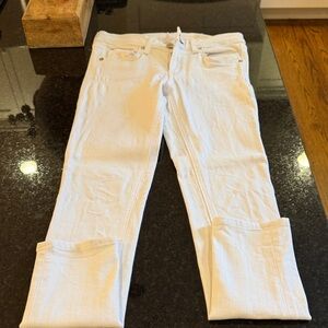 Women’s Rag & Bone Light Cream Skinny Jeans, Size 25, Good Condition!